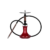 CONCEPTIC HOOKAH CARBON SMART Red